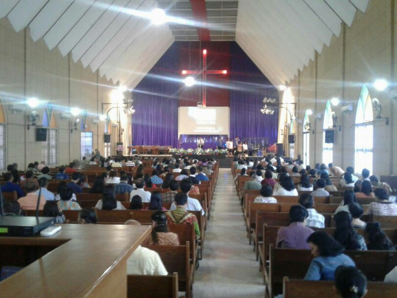 Pengamanan Kegiatan Ibadah Kenaikan Isa Al Masih di Gereja Wilayah Hukum Polsek Taman